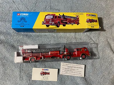 $72 • Buy Corgi Classics Diecast #51901 Boston American La France Aerial Ladder Fire Truck