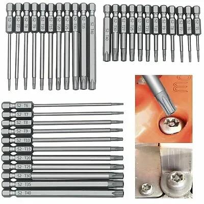 $11.03 • Buy Security Torx Bit Set Quick Change Connect Impact Driver Drill Tamper Proof