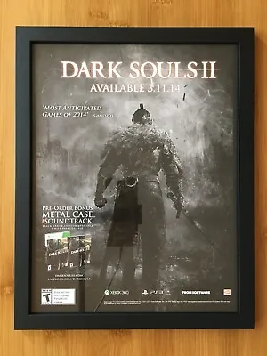 Dark Souls II 2 Framed Print Ad/Poster Official PS3 Xbox 360 Video Game Wall Art • $55.49