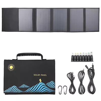 5-fold 40W Solar Panel Folding Bag Dual USB+ Output Solar E7V8 • £69.96