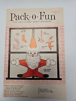 Vintage December 1964 Pack O Fun Scrap-Craft Magazine • $6.99