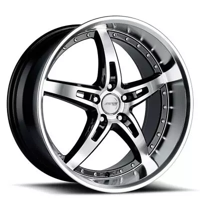 MRR Wheels GT5 Black Machined 20x8.5 5x120 35 Offset • $259.99