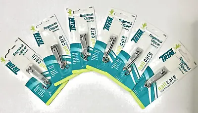 Trim Nail Clipper Original Blister Fingernail Clipper W/file 6 Pcs Trim Nailcare • $13.99