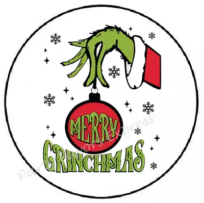 Merry Christmas Villain Envelope Seals Labels Stickers Party Favors • $2.29