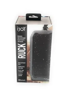 IJOY Black Rugged Waterproof Bluetooth Speaker RUCK • £23