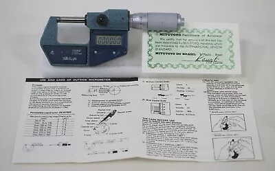 Mitutoyo 293-369 Digital Micrometer MDC-1  JT 0 - 1  Range 0.00005  0.001mm • $73.72