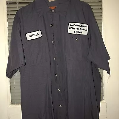 Vintage Mechanic  Auto Shop Shirt Men's XL-SS Short Sleeve Checked • $24.99