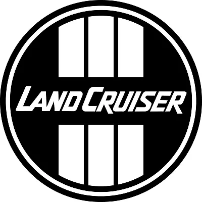 Land Cruiser Vinyl Decal Trails Off Road AWD Trails Sport Utility Vehicle. • $3.59