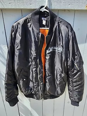 Metallica Men's Bomber Jacket World 2010 Magnetic Tour Bomber Black Size S • $25