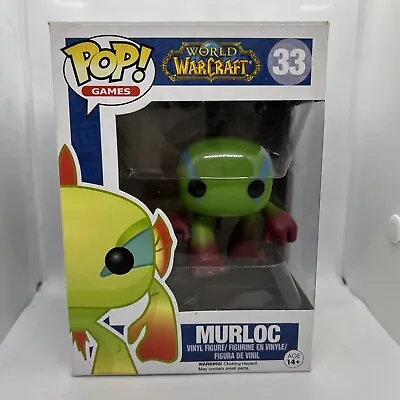 $74.95 • Buy Murloc #33 World Of Warcraft - Funko POP! Games Vinyl Green Vaulted - Box Damage