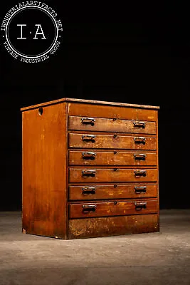 Vintage Wooden Lab Cabinet • $3575
