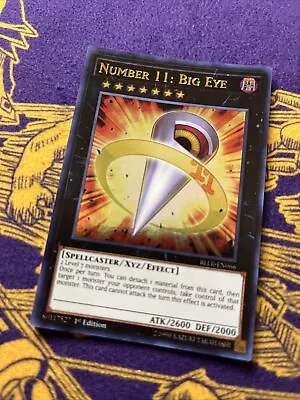 X1 Number 11: Big Eye - BLLR-EN066 Ultra - 1st Ed - Nm- Yugioh! • $5.50