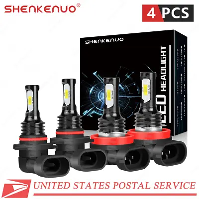 For Mazda CX-9 2007-2015 4Pcs 6000K LED Headlights Lights Bulbs Kit Hi&Low Combo • $25