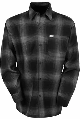 Caltop Charcoal Ombre  Shirt Old School Og  Lowrider Chicano Biker Flannel  • $42.95