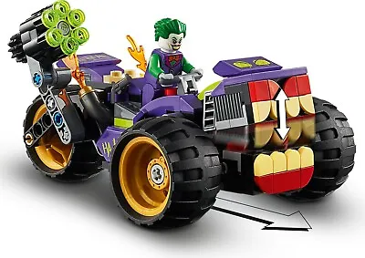 Authentic Lego Minifigure SH590 The Joker + Monster Trike From Retired Set 76159 • $34.25