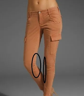 J BRAND Womens Trousers Houlihan Skinny Fit Orange Size 31W 1229VK120  • £64.99
