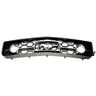 OEM NEW Upper Radiator Grille Black & Pony Emblem Chrome 05-09 Mustang 6R3Z8200A • $520.49