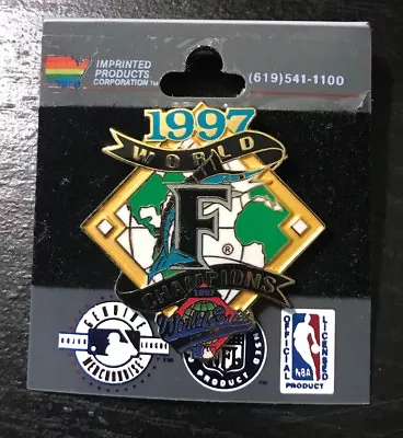 Florida Marlins 1997 World Series Champions Pin ~ NEW • $5