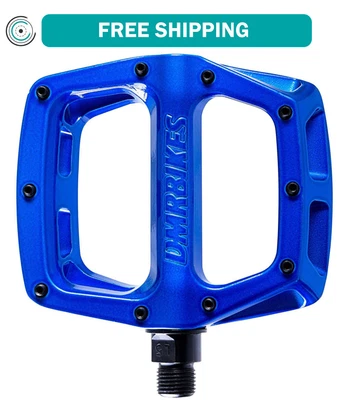 $53.42 • Buy DMR V8 Platform Pedals 9/16  Concave Alloy Body 8 Removable Pins Electric Blue