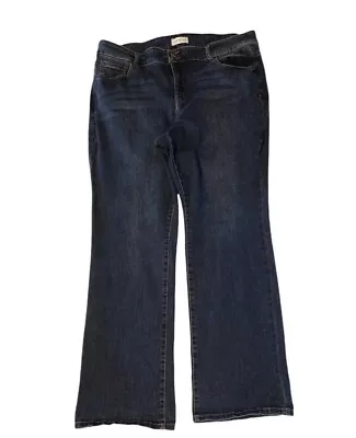 Lane Bryant Jeans Womens Size 24 Flex Magic Waist Band Tri-Sculpt High-Rise Boot • $24