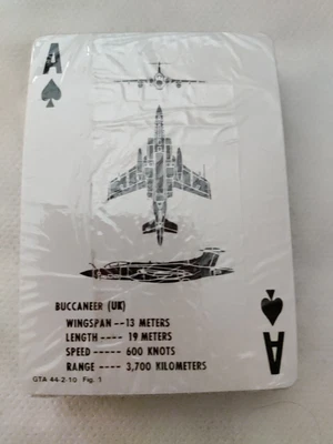 $37 • Buy Vintage 1979 Army Aircraft Recognition Playing Cards US Army Training Aid Sealed