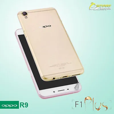 Clear Soft TPU Gel Jelly Rubber Case Cover For  Oppo R9 ( F1 Plus ) R9 Plus • $4.59