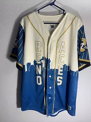 Aces Jersey Reno MiLB Minor League Baseball Game-day Cream Sz 46 Autographed Tee • $79.97