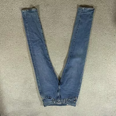LEVI'S 519 Jeans Mens (29 Inch Waist) (34 Inch Leg) Slim Fit Blue Skinny • £17.99