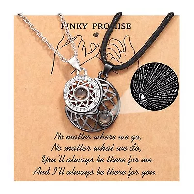 Couples Gift Ideas Matching Necklace For Couple Gifts I Love You Couples Stu... • $25.57