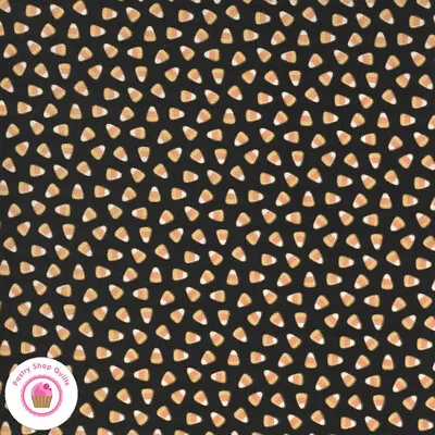 Moda KITTY CORN 31175 17 Black Candy Corn URBAN CHICKS Quilt Fabric HALLOWEEN • $5.95