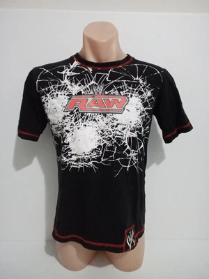£3.23 • Buy WWE RAW Wrestling Double Sided Print Boys Black T Shirt Size 16 