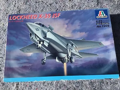 Italeri  Lockheed X-35  Jsf Jet Fighter Aircraft Model Kit #1209 -made In Italy • $20