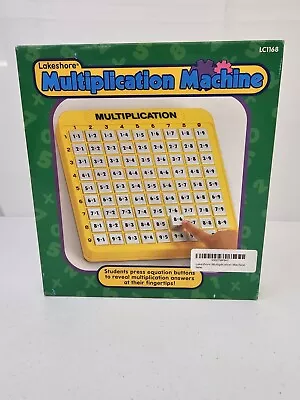 MULTIPLICATION MACHINE Teaching MATH Homeschool Educational Learning Lakeshore • $19.99