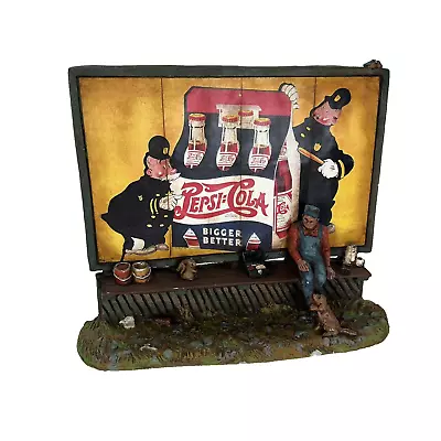 Michael Garman 1994 Mini Billboard Pepsi - Cola Handpainted Statue #748 • $594.97