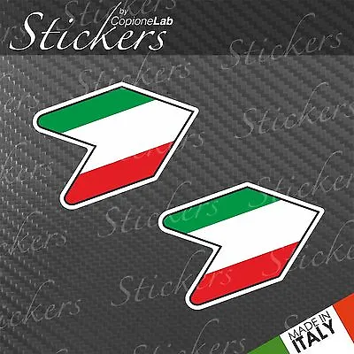 2 Adhesives Auto Motorcycle Jdm Sticker Bomb Wakaba Leaf Italy Flag Small • $6.02