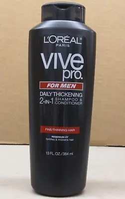L'Oreal Vive Pro Daily Thickening Shampoo Conditioner Men NEW Fine/Thinning Hair • $99.99