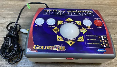 Radica GOLDEN TEE Golf Home Edition Plug And Play TV Video Arcade Game TURNS ON • $24.99