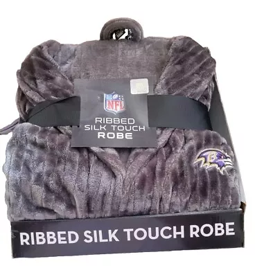 Baltimore Ravens Mens Ribbed Silk Touch Bath Robe Polyester Fathers Day Football • $35