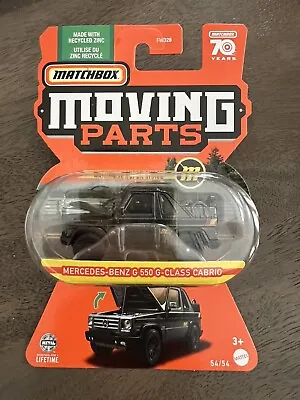 2023 Matchbox 70 YEARS Moving Parts Mercedes-Benz G 550 G-Class Cabrio Chase • $36