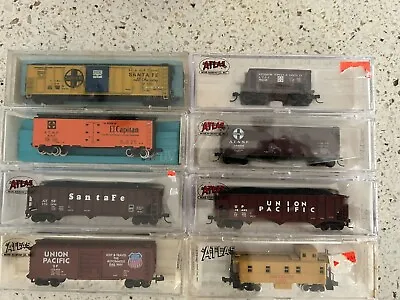 N Scale Atlas Rolling Stock Freight Box Ore Hopper Caboose Car  UP ATSF • $12