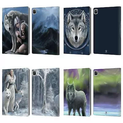 OFFICIAL ANNE STOKES WOLVES LEATHER BOOK WALLET CASE COVER FOR APPLE IPAD • £24.95