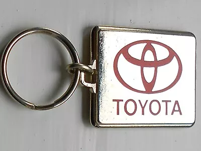 Toyota Yaris Auris Supra Corolla Keyring Keyfob Chromed Cast Metal Double Sided  • $8.66