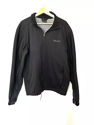 Marmot Windstopper Black Soft Shell Jacket XL Men • $29.99