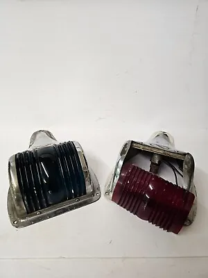 Pair Of Vintage Perko Red/Green Boat Lights (please See Desciption) • $149.99