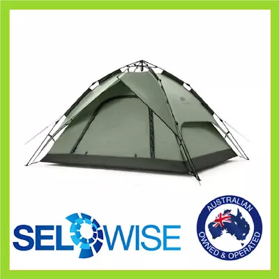 Naturehike 3-4 People Outdoor Camping Dual-Purpose Automatic Pop Up Tent Awning • $145