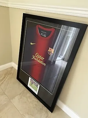 Lionel Messi Signed Shirt Framed • £250