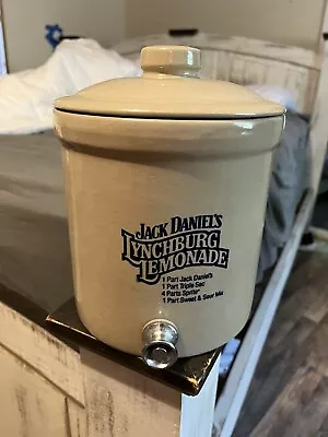 Jack Daniels Lynchburg Lemonade Crock Server With Tap • £63.44