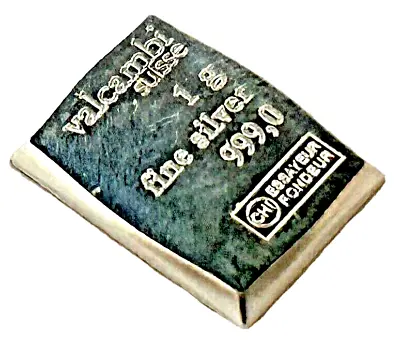 1 Gram Silver Bar. • £3.50