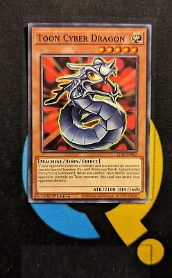LDS1-EN062 Toon Cyber Dragon Common 1st Edition YuGiOh Card • £1.75