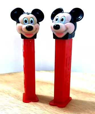Vintage Pez Mickey Mouse Candy Dispensers  Lot Of 2 • $11.38
